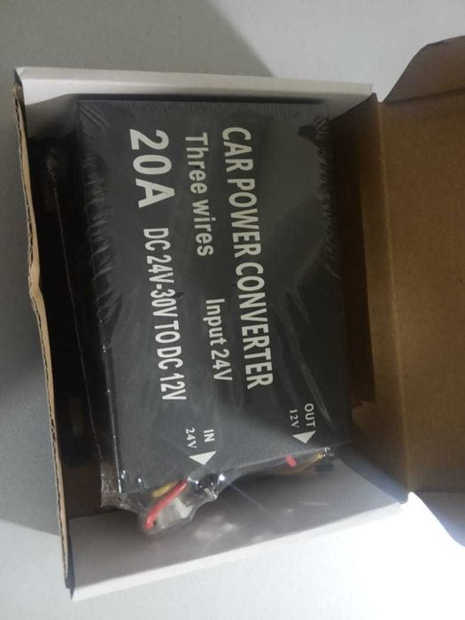 преобразователь напряжения DC/DC с 24v на 12v 20А