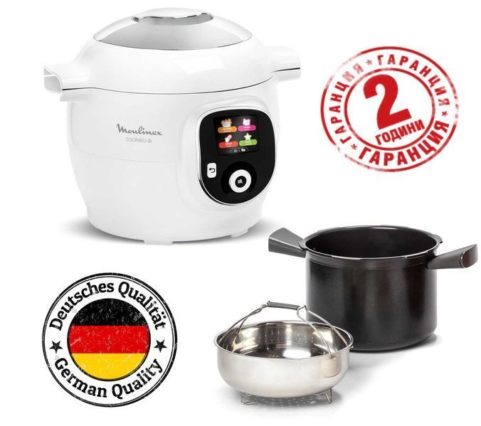 ПРОМО 2г Гаранция Нов Мултикукър Moulinex Intelligent Cookeo CE854110