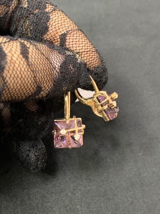 Золото Серьги ЖанТаС ломбард г.Астана