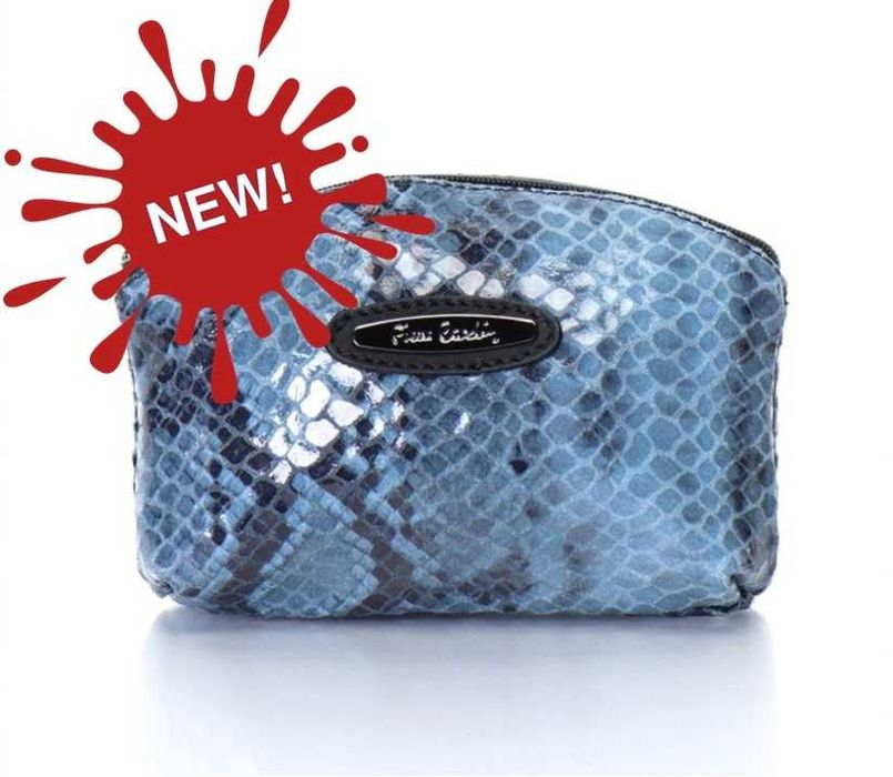 %ПРОМО% PIERRE CARDIN – Дамски несесер ест кожа екзотична 21X5X15см