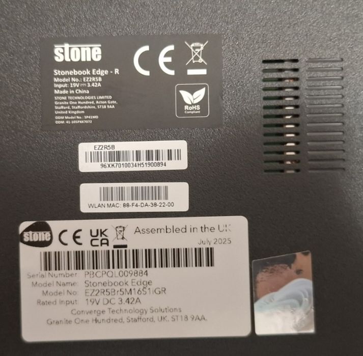 Лаптоп | Stone | Ryzen 5 7520U | 16GB Ram 5500 mxz | 256 SSD