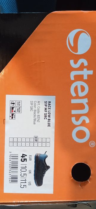 Чисто нови Работни обувки STENSO RACE LOW BLUE - 45 номер