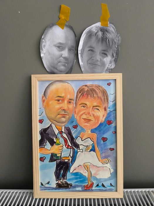 Portrete, caricaturi și desene manuale