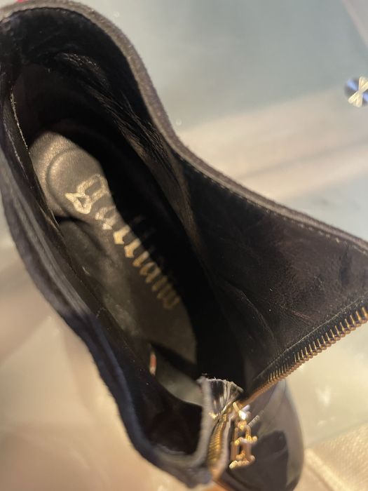 Италиански боти естествен велур Galliano