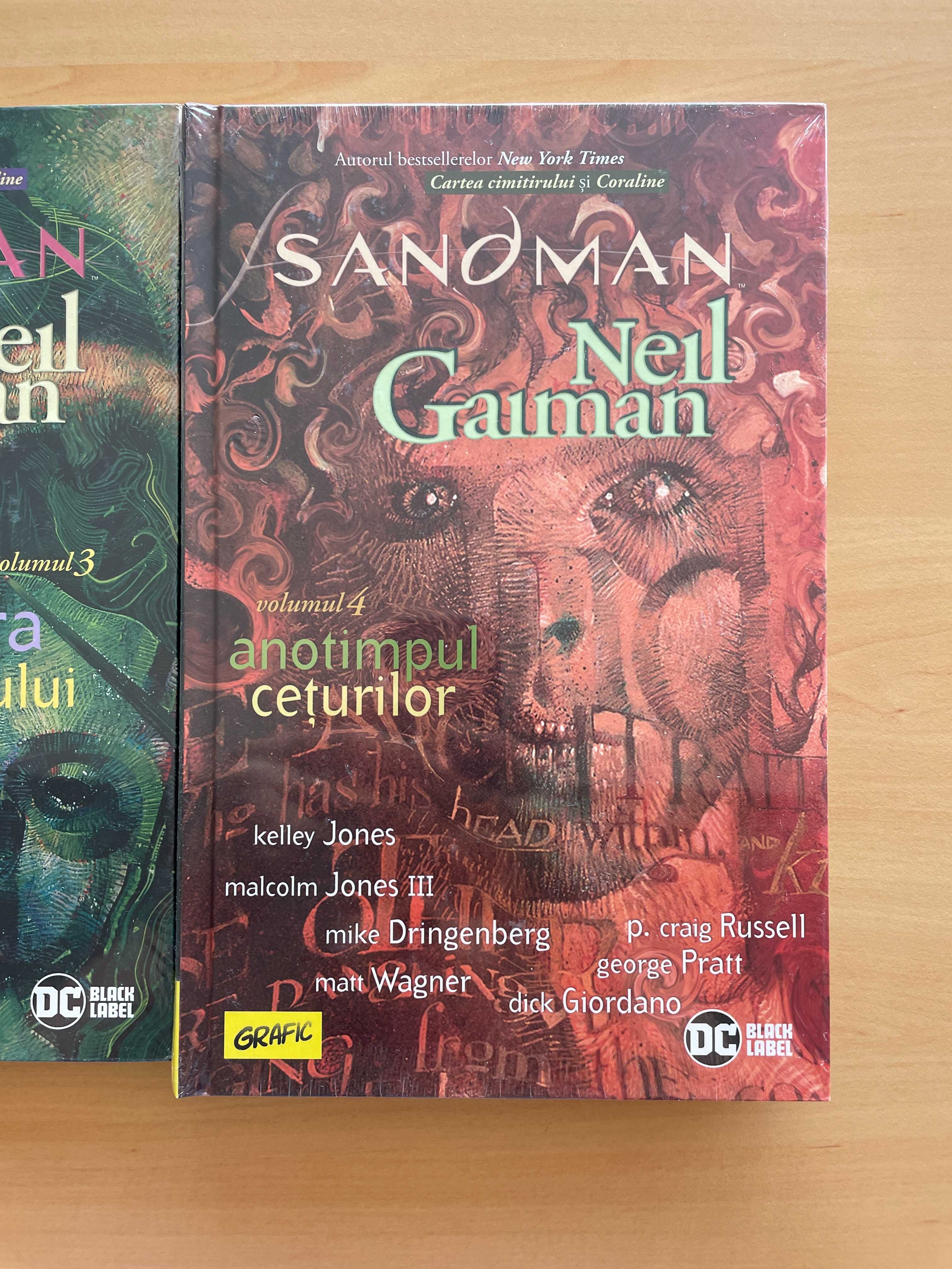 Neil Gaiman - Sandman - pachet 4 volume, toate 4 la 69 RON (nou)