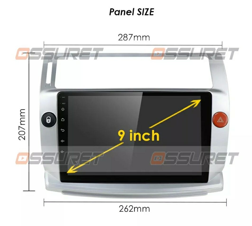 Мултимедия Ситроен С4 Андроид навигация Citroen C4 GPS ANDROID