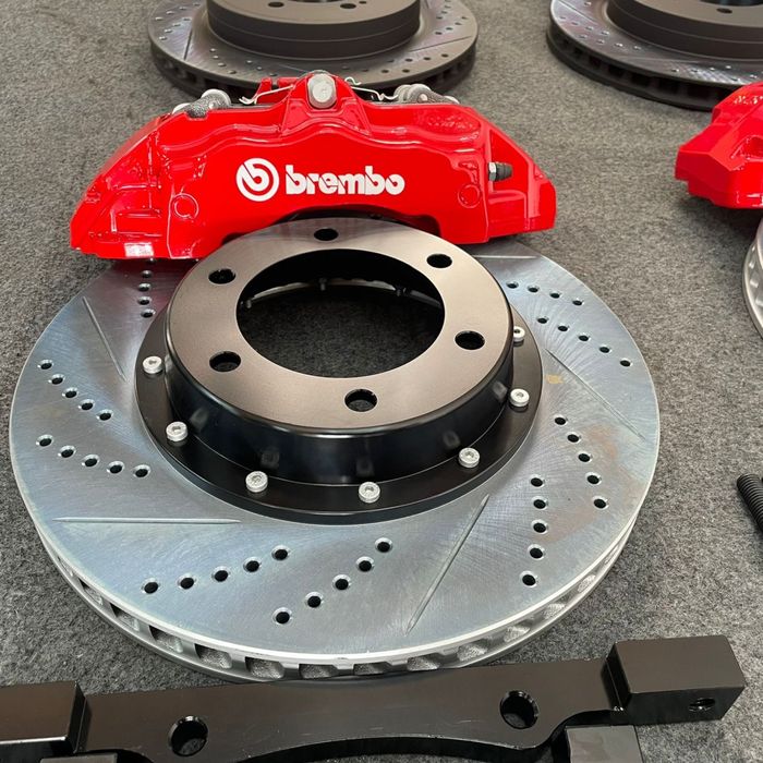 Усиленные тормоза brembo на tlc prado 120, 215 4runner, fj cruiser