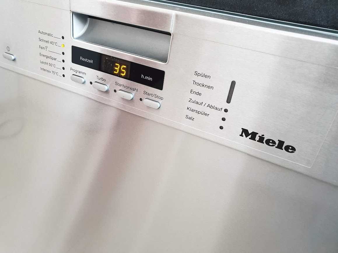 Инокс - Miele Съдомиялна - 14 Комплекта - Частично Вграждане - 60см