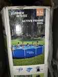 Piscina cu cadru metalic summer waves