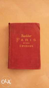 Carte veche Ghidul Parisului - Baedeker editie 1911