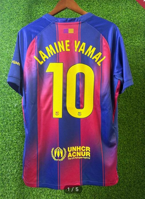 Екип Ламин Ямал 10 Барселона, детски Екип 2026 Комплект Титулярен