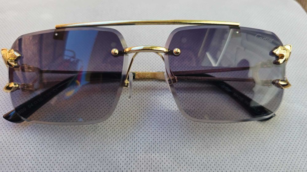 Ochelari de soare Cartier model 5, lentile negre