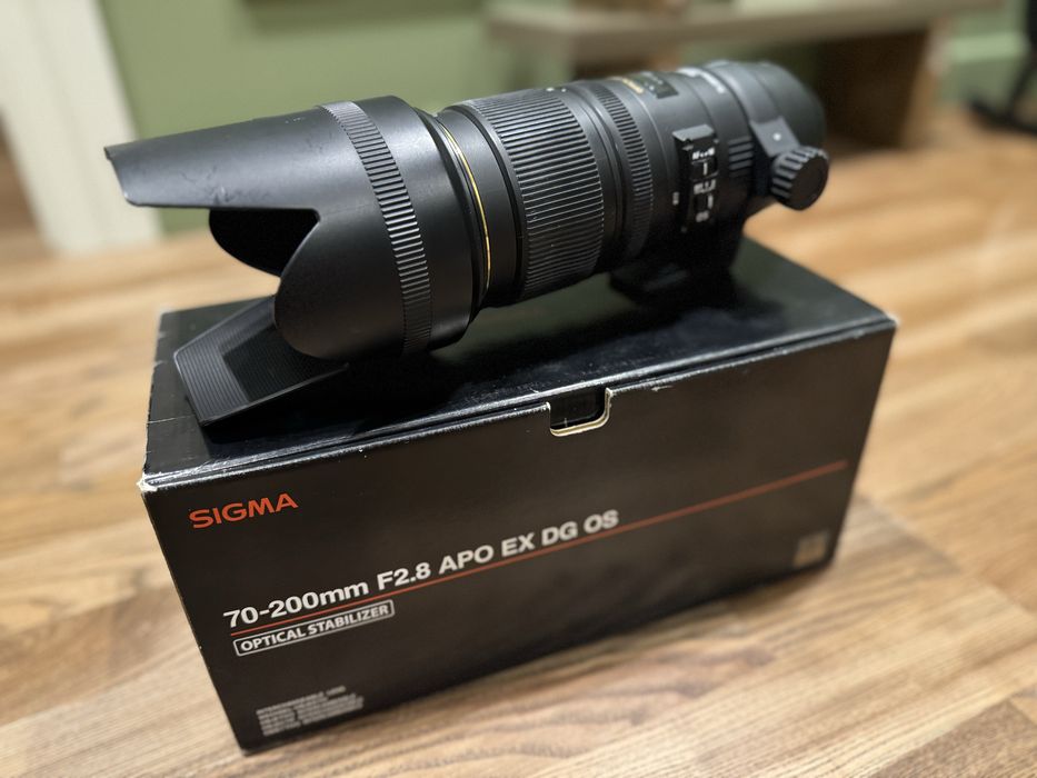Объектив Sigma 70-200, F2,8, Nikon