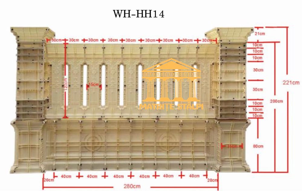 Matrite Balustrada ABS