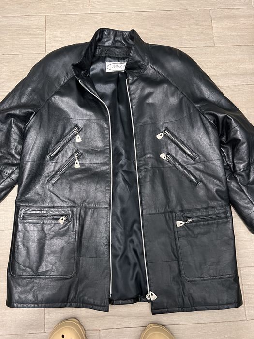 Geaca Piele Oversize Dama Mazzi