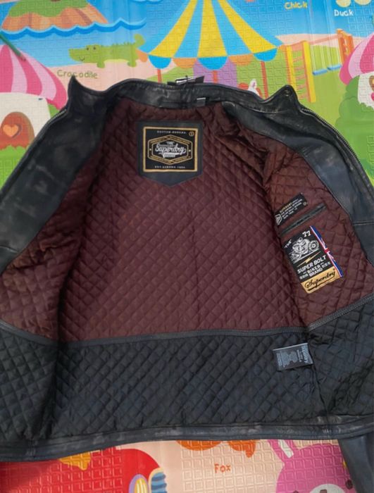 Geaca piele superdry