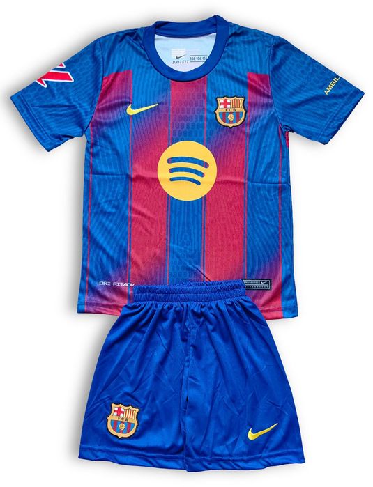 Детски футболен екип Барселона Ямал комплект Barcelona тениска Yamal