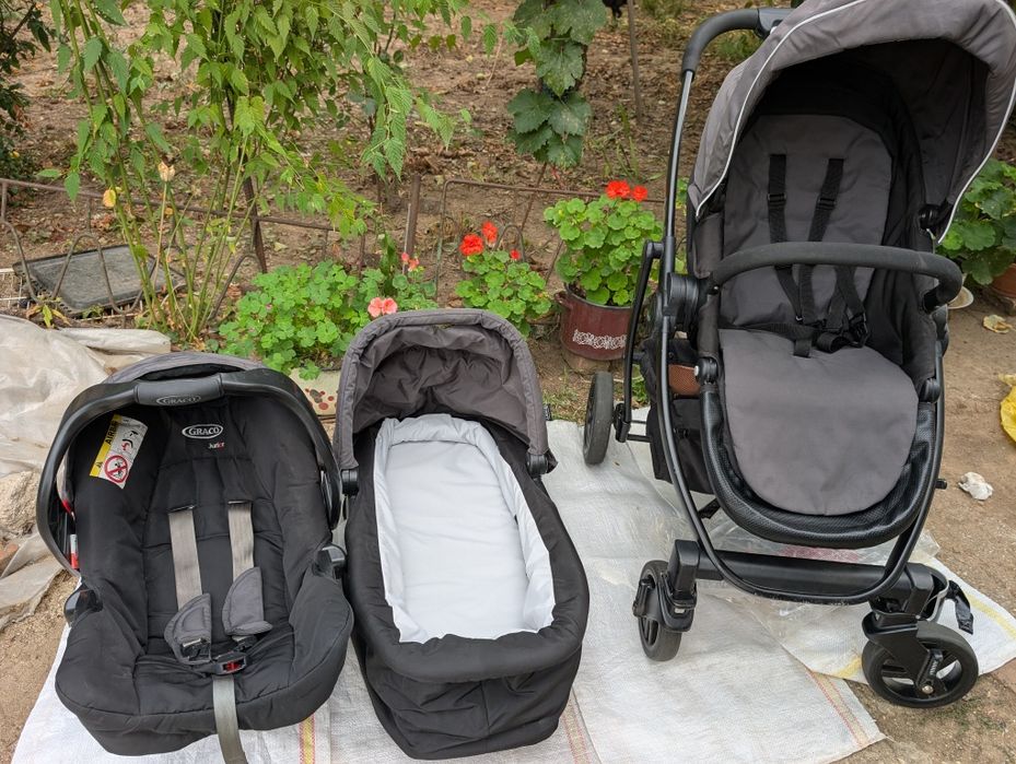 Carucior graco evo 3 in 1 trylogy gri