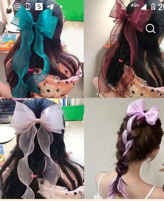 Панделка -щипка стил ъ