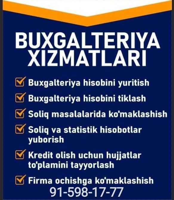 Buxgalteriya xizmatlari