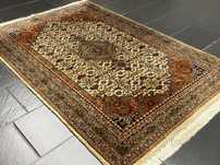 Covor manual Herati Bidjar India 180 x 125 cm