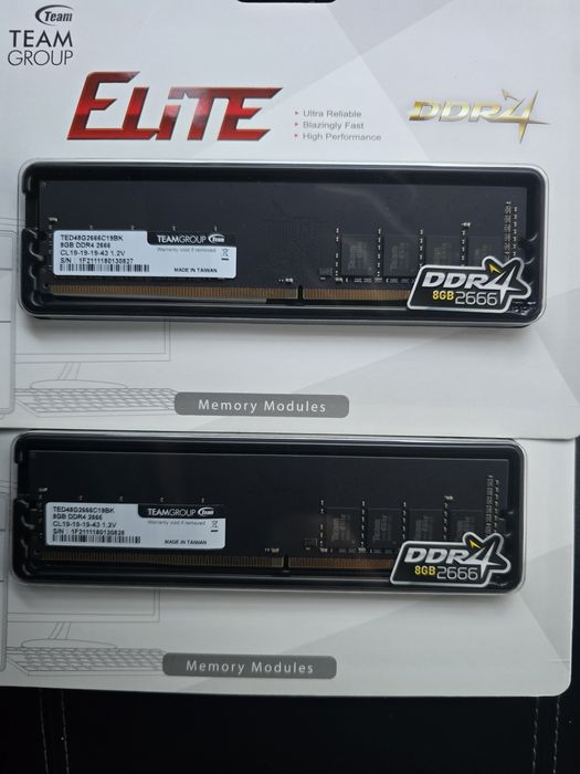 Оперативная память ddr 5 16gb 4 шт.  ddr 4 8 гб