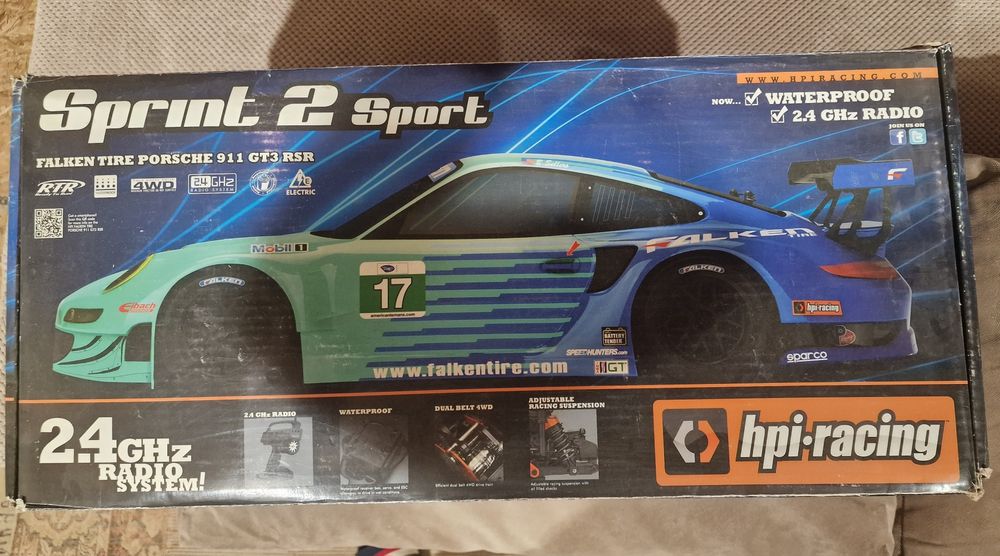 Automodel rc hpi sprint 2 sport , porsche