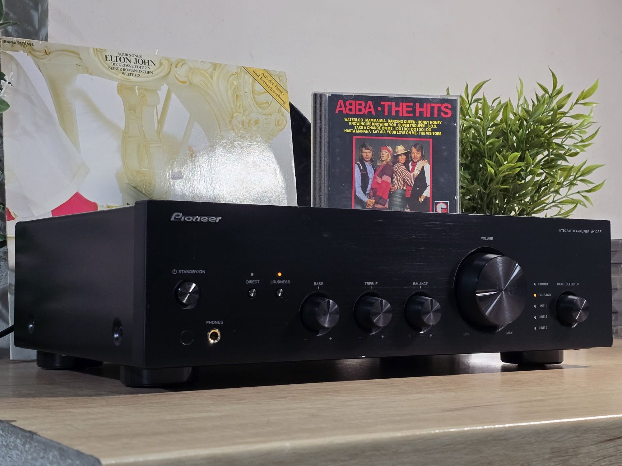 Amplificator stereo PIONEER A-10AE, 2x50w negru