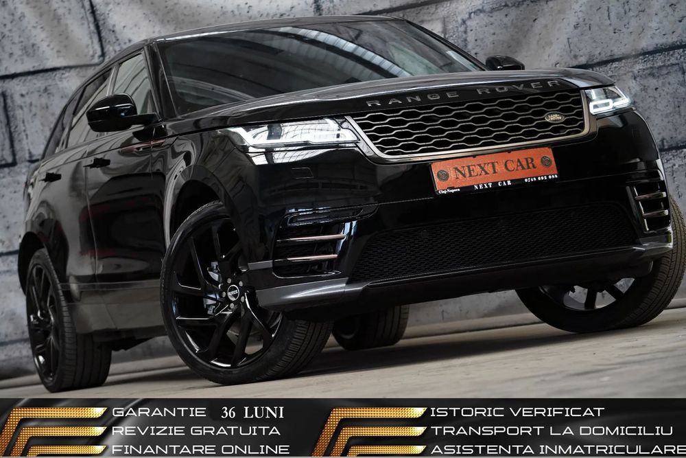 Land Rover Range Rover Velar GARANTIE 36LUNI*DISTRIBUTIE*Revizie*240Cp*4x4*R Dynamic*Led*Piele crem