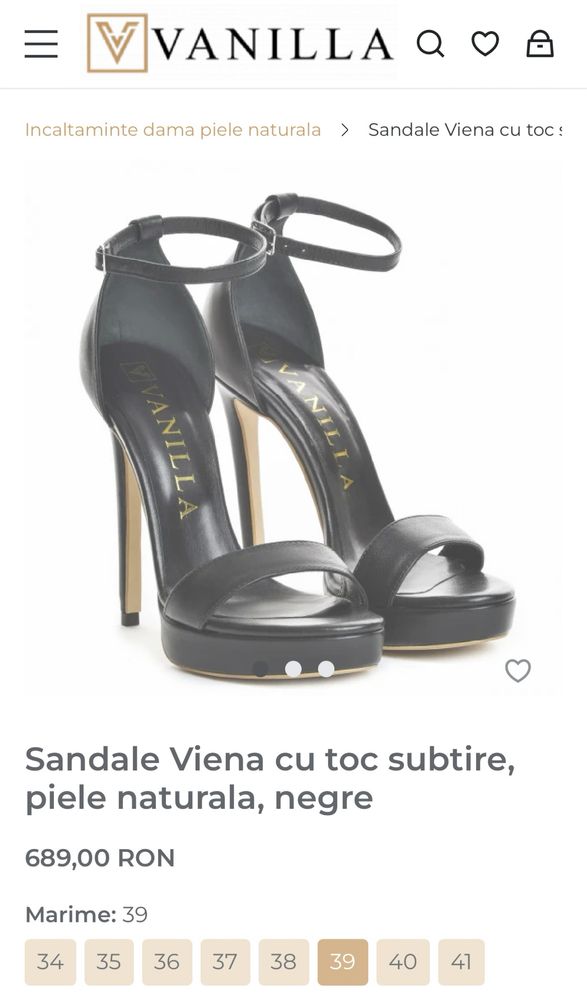 Sandale originale Vanilla piele naturala inalte superbe