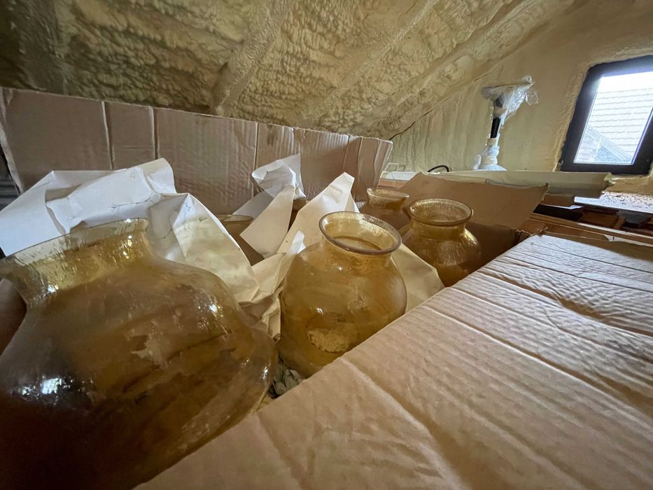 lustra , candelabru rustic vintage  cu 6 abajururi