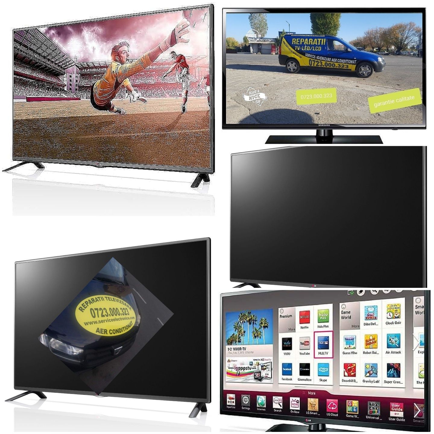 Reparatii televizoare lcd led tv plasma Militari Rezidence