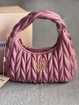 Дамска розова чанта Miu Miu hobo