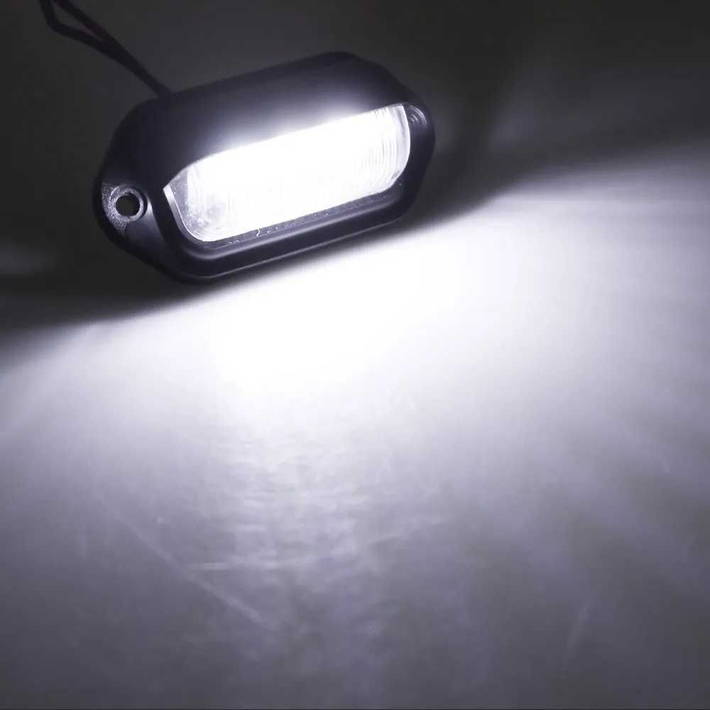 Плафон 6 LED 3766 за регистрационен номер 12-24V Универсален