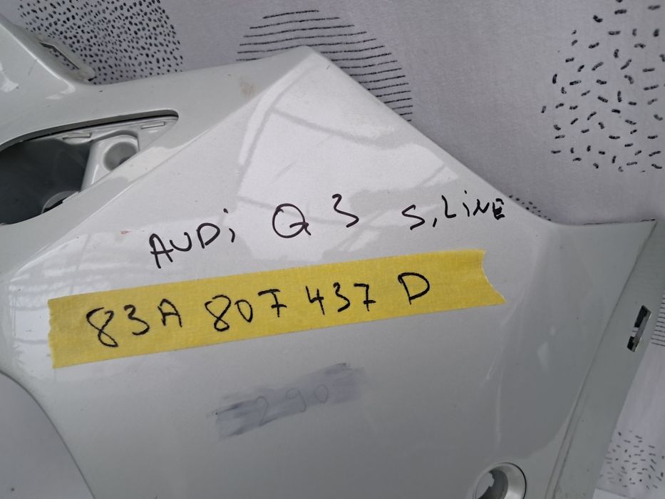 Предна броня крило Audi Q3  S-Line