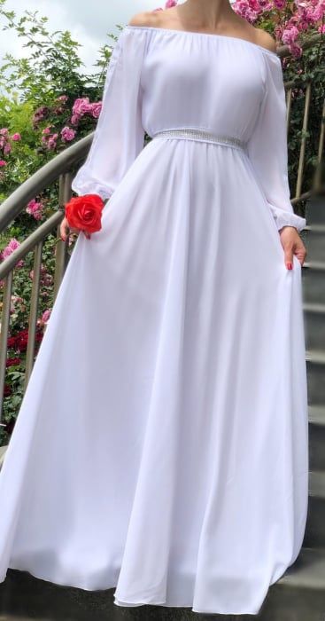 Rochie ieftină, lejeră, de mireasă sau ocazie
