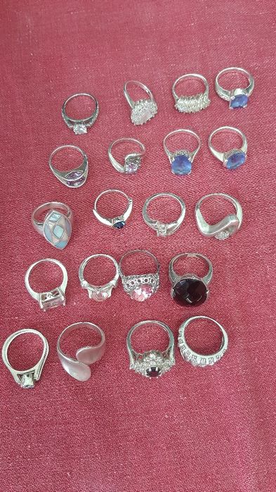 Inele și cercei argint 925.