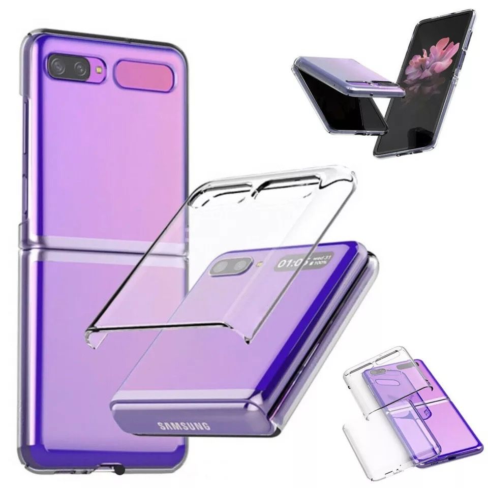 Husa Transparenta Plastic Fata + Spate - Samsung Z FLIP FOLD  2 3 4 5