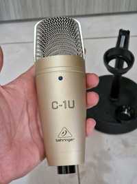 Microfon studio/streaming Behringer C1U USB + Suport birou