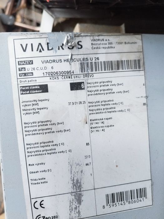 Vând Centrală Viadrus Hercules 26