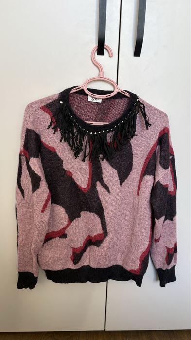 Liu jo пуловер с мохер и вълна