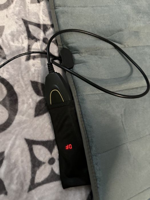 Массажный с подогревом матрас в машину на кресло