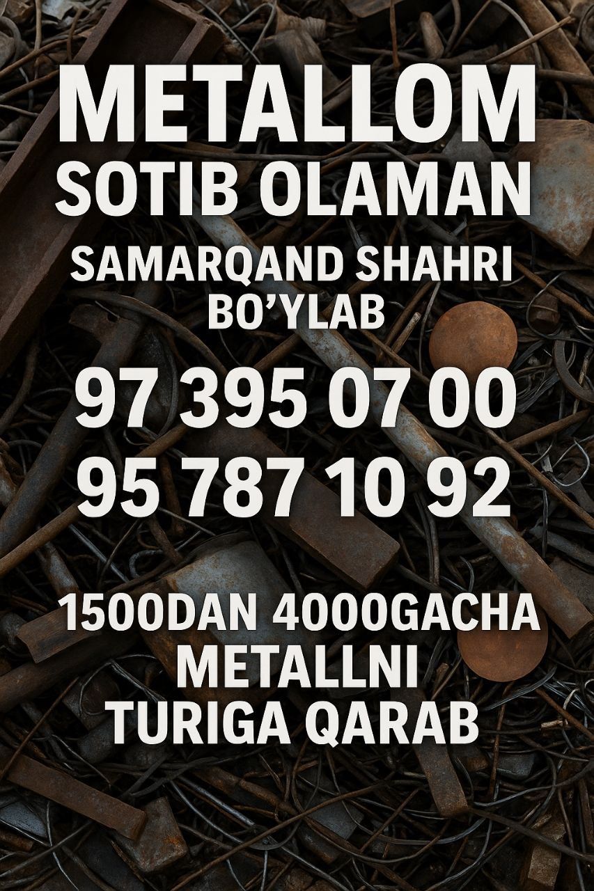 Metallom metall temiz olamiz