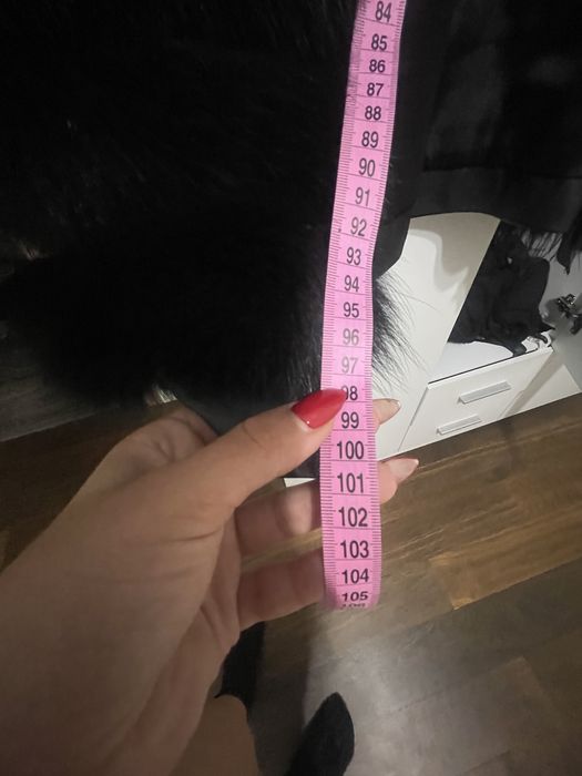 Палто естествен косъм