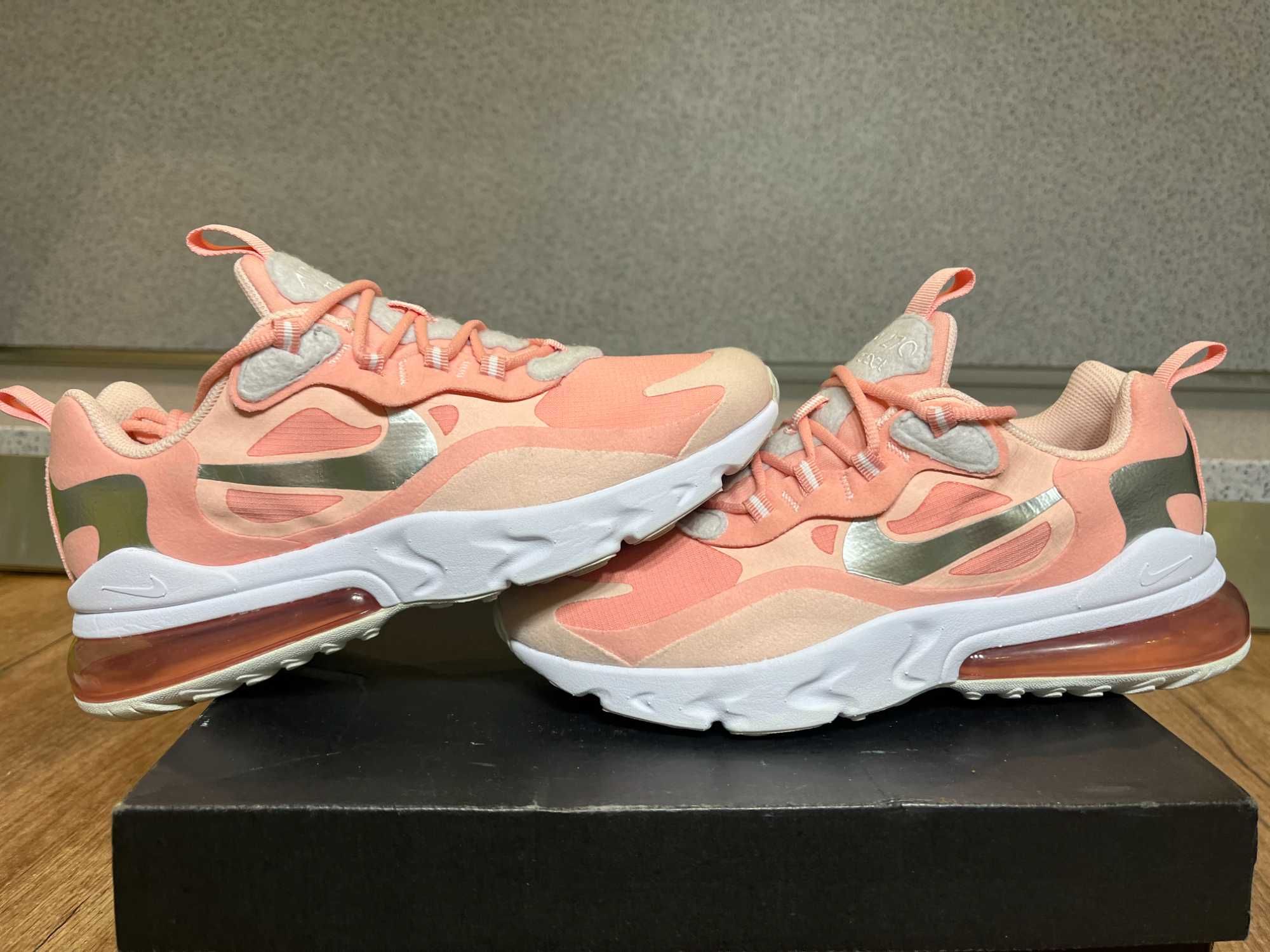 ОРИГИНАЛНИ *** Nike Air Max 270 React GG 'Bleached Coral'
