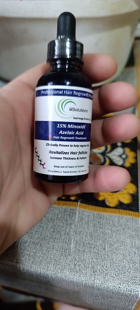 IiSolutions Minoxidil 15% средство от облысения 60 мл