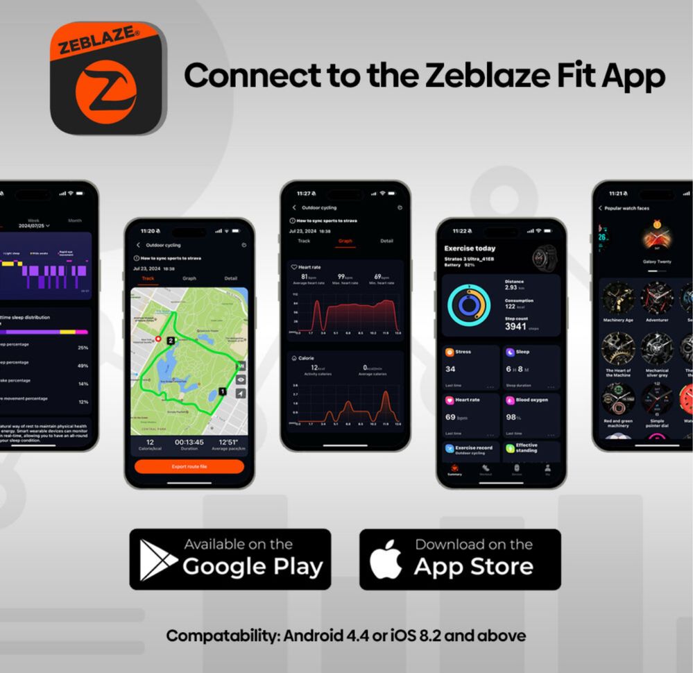 ZeBlaze Stratos 3 Ultra SmartWatch