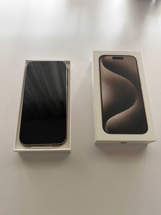 iPhone 15 Pro White Titanium 256GB, 87% baterie