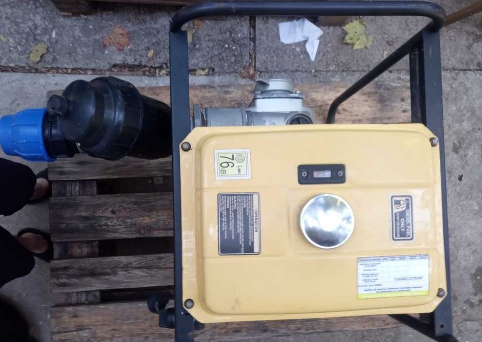 Motopompa Diesel Kipor KDP 30EX 3", 30mc/h, pornire la cheie