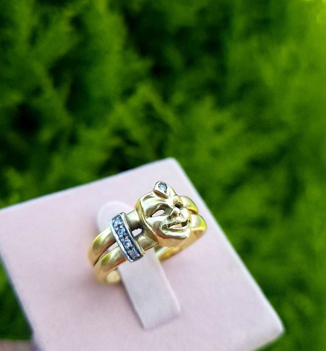 Inel din aur de 18K si diamante naturale